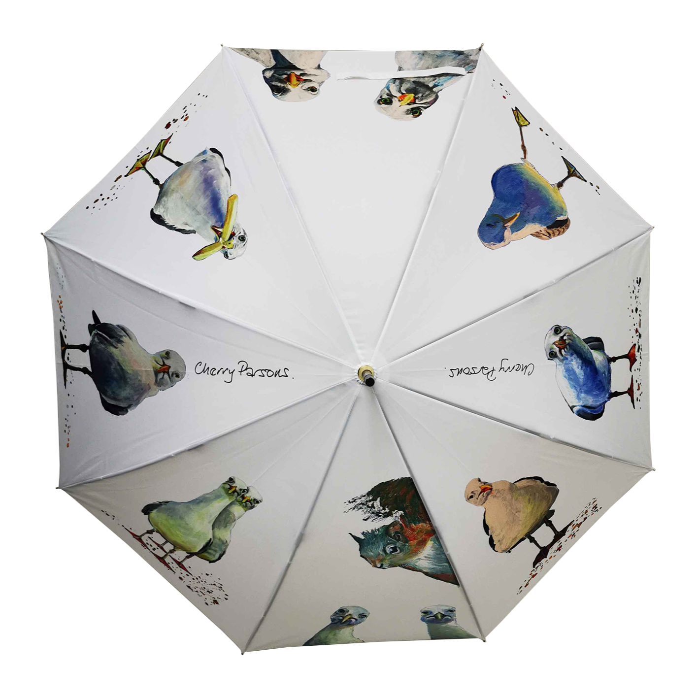 Cherry Parsons 8 Seagull design Classic White