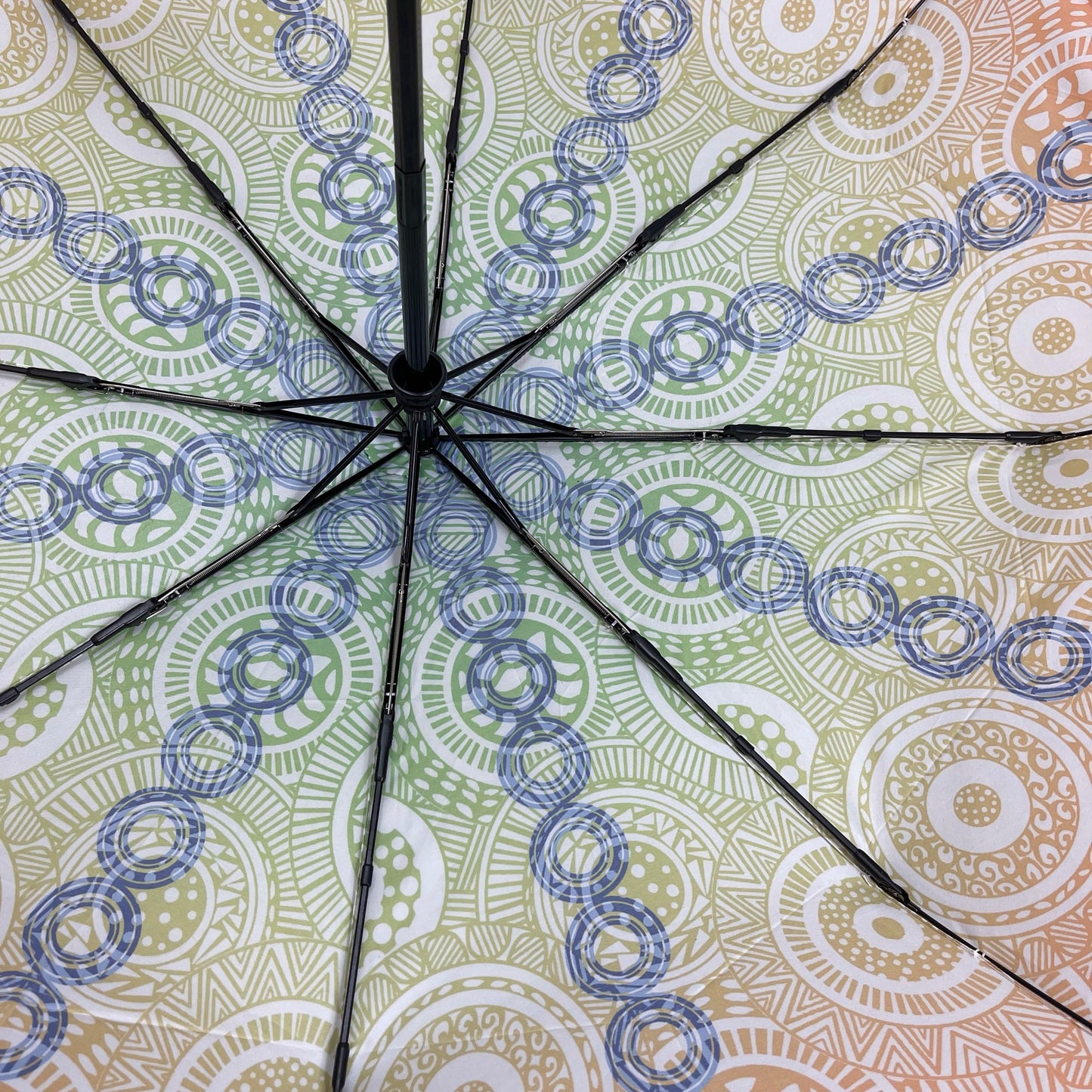 Annie Phillips Circles Folding Umbrella Ombre