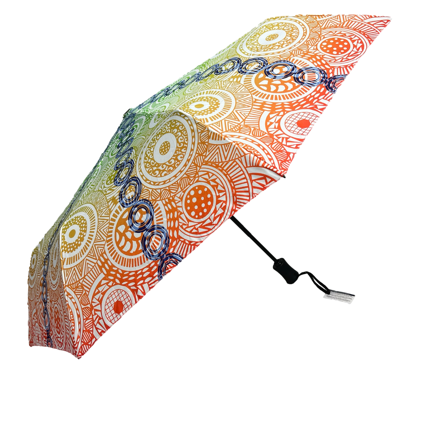 Annie Phillips Circles Folding Umbrella Ombre