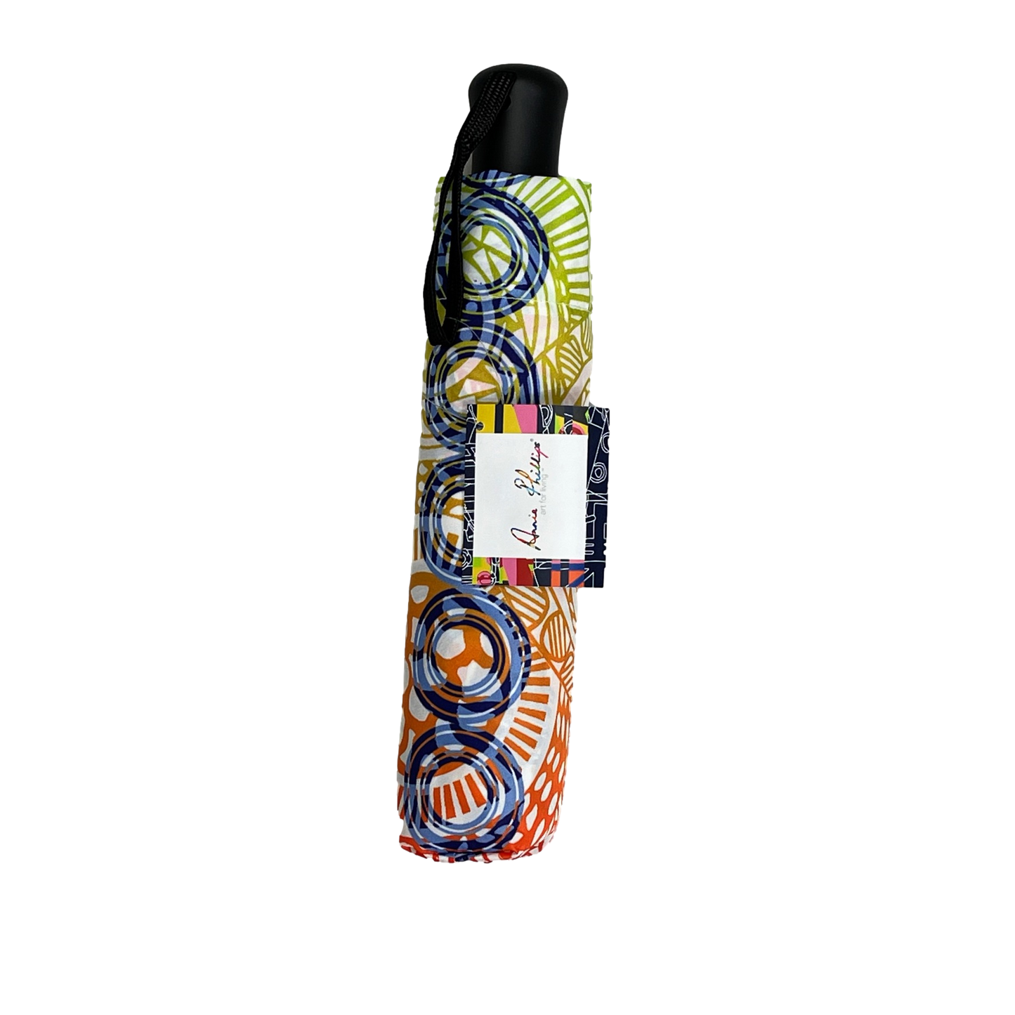 Annie Phillips Circles Folding Umbrella Ombre