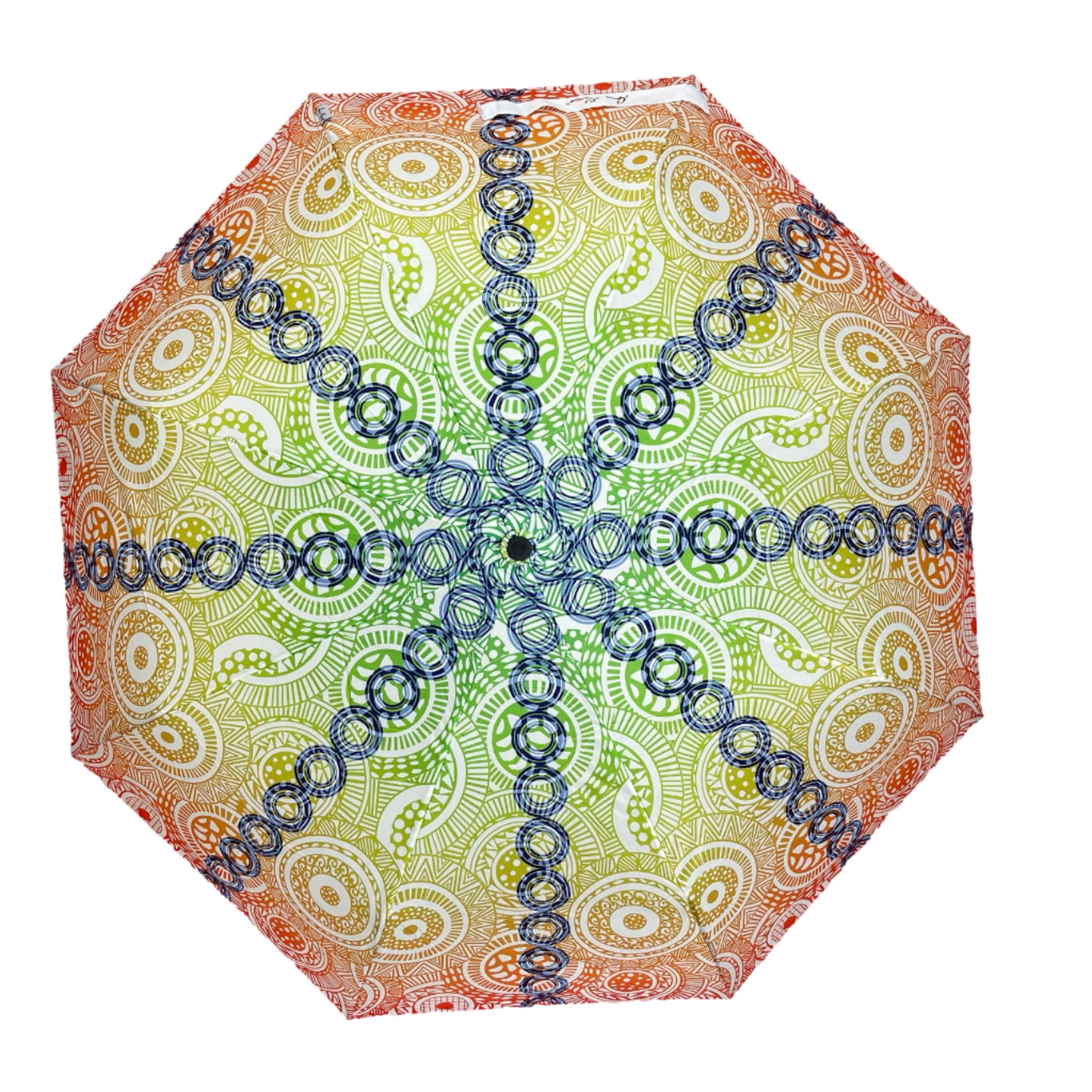 Annie Phillips Circles Folding Umbrella Ombre