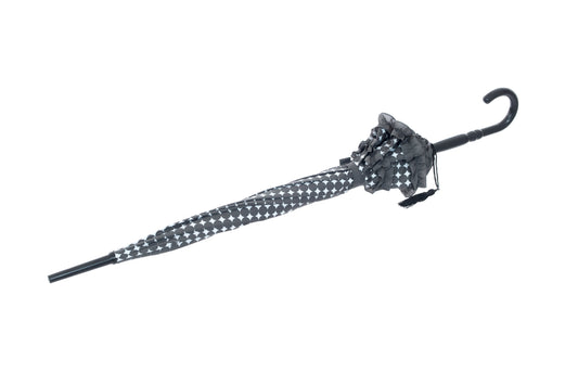 Boutique Pagoda with Frill/Charcoal Spots Stick