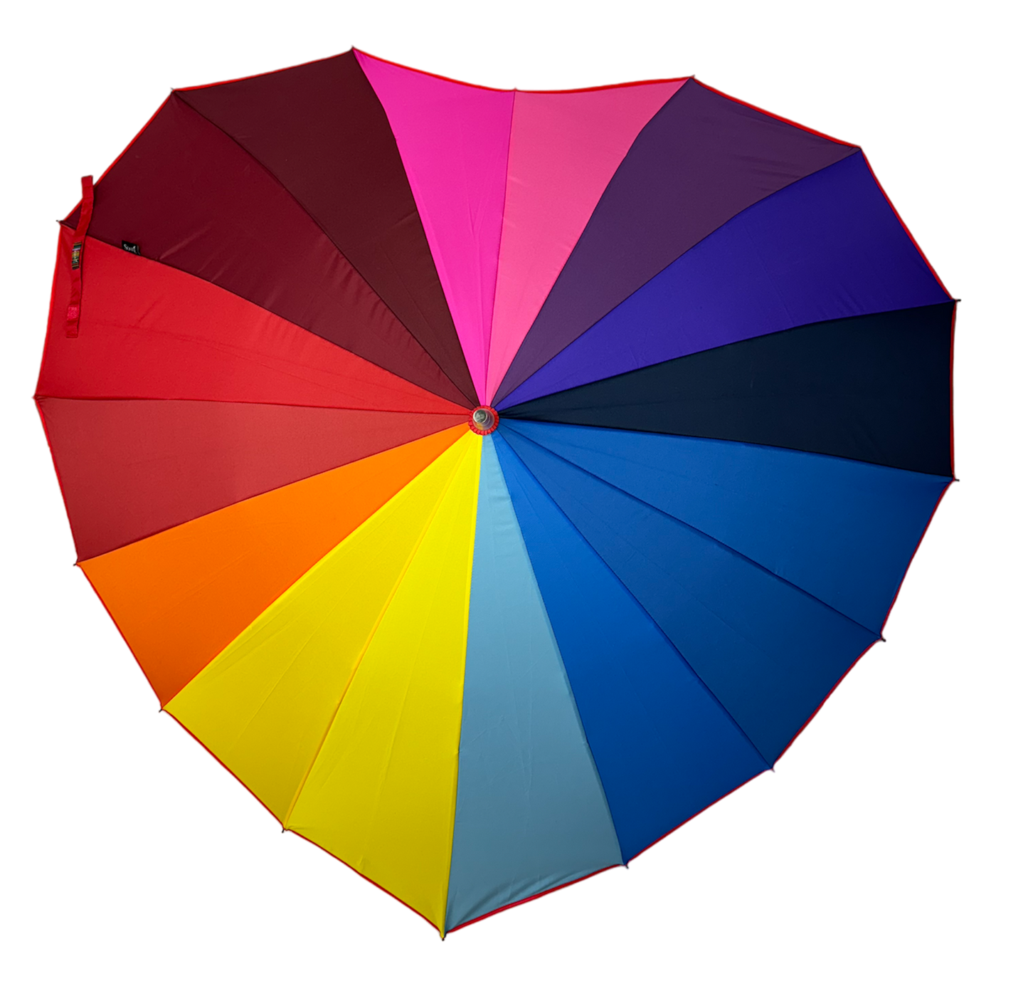 Boutique Heart Umbrella Rainbow