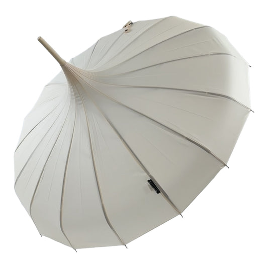Boutique Classic Pagoda Umbrella in Beige
