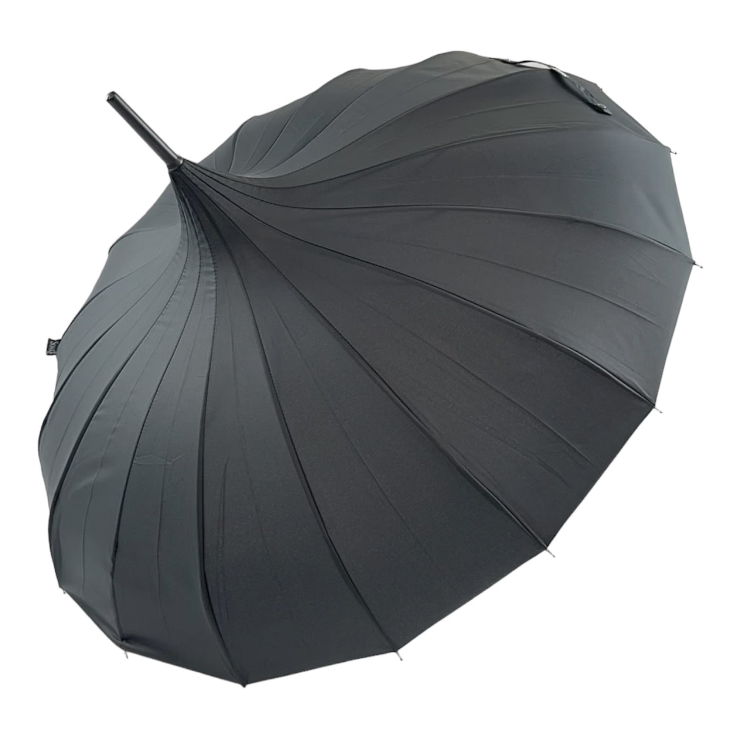 Boutique Classic Pagoda Umbrella in Black