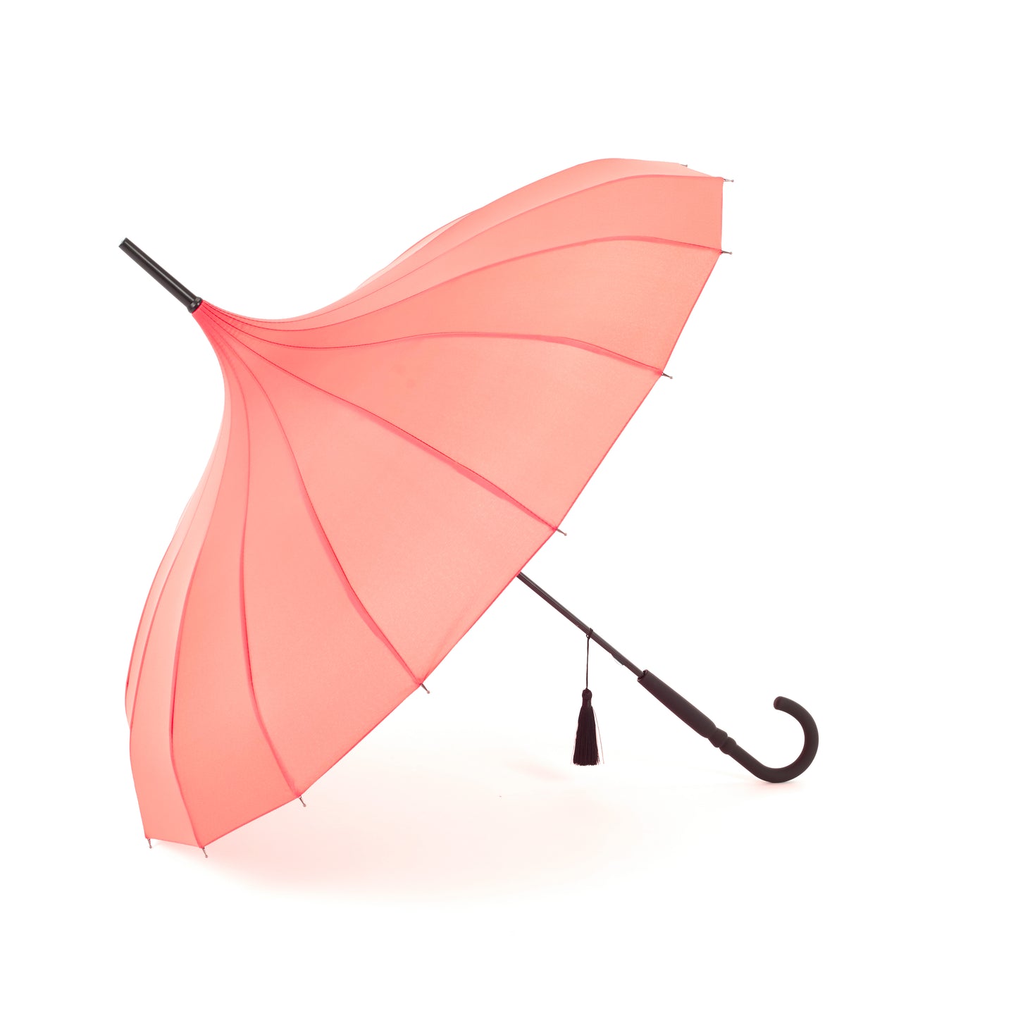Boutique Classic Pagoda Umbrella in Coral