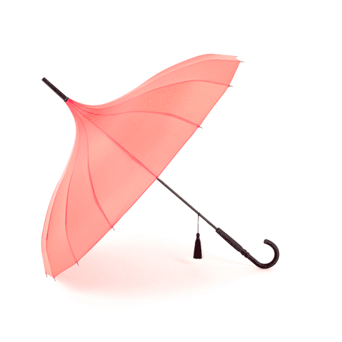 Boutique Classic Pagoda Umbrella in Coral