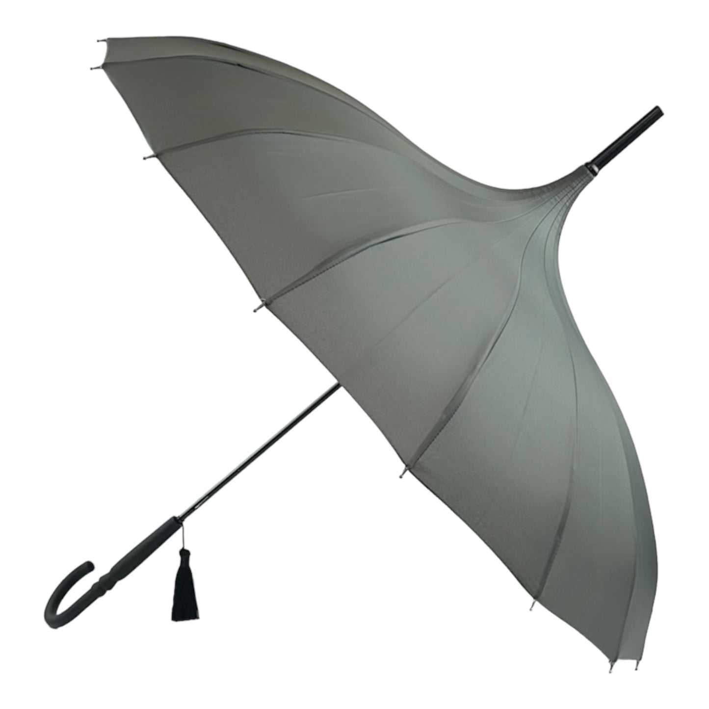Boutique Classic Pagoda Umbrella in Grey