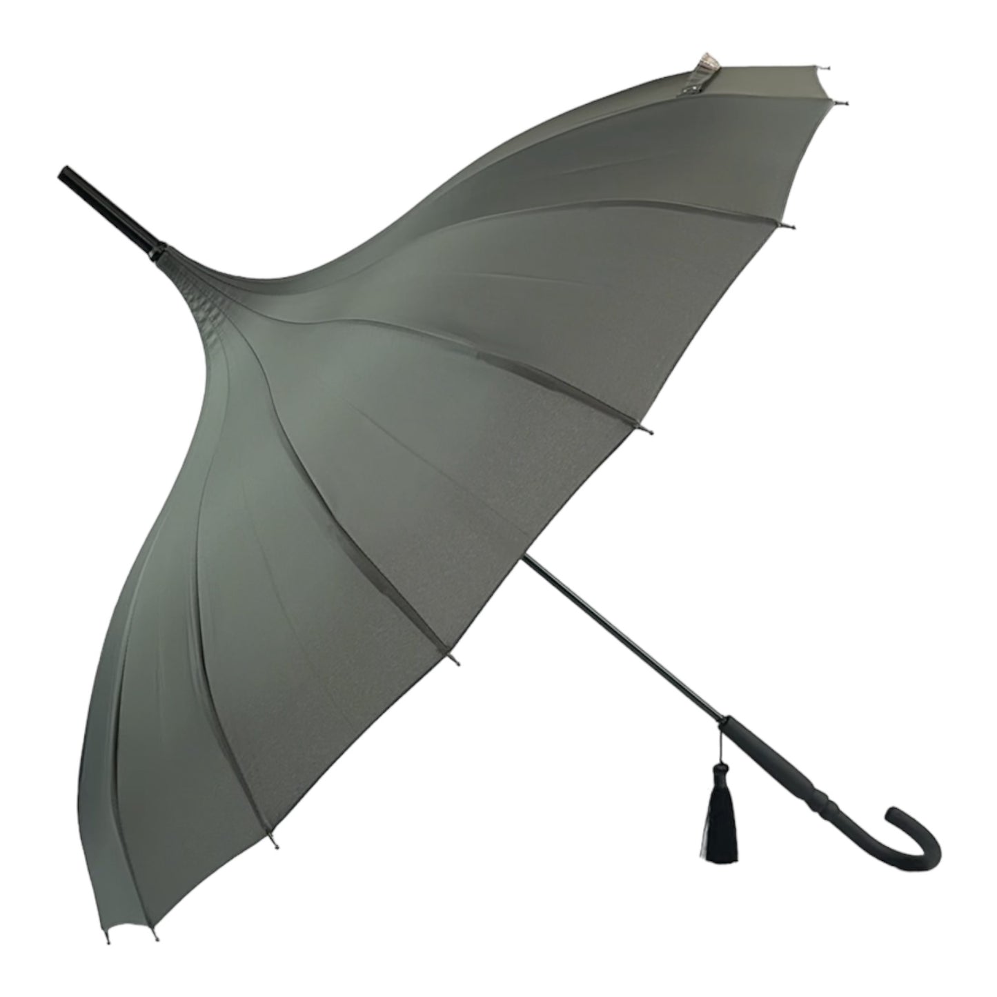 Boutique Classic Pagoda Umbrella in Grey
