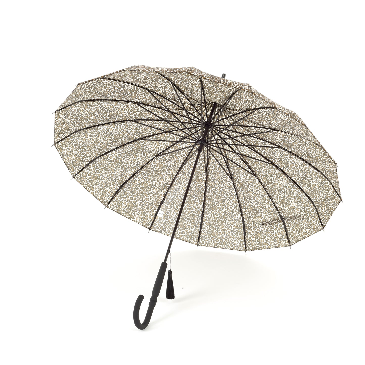 Boutique Classic Pagoda Umbrella in Leopard Print