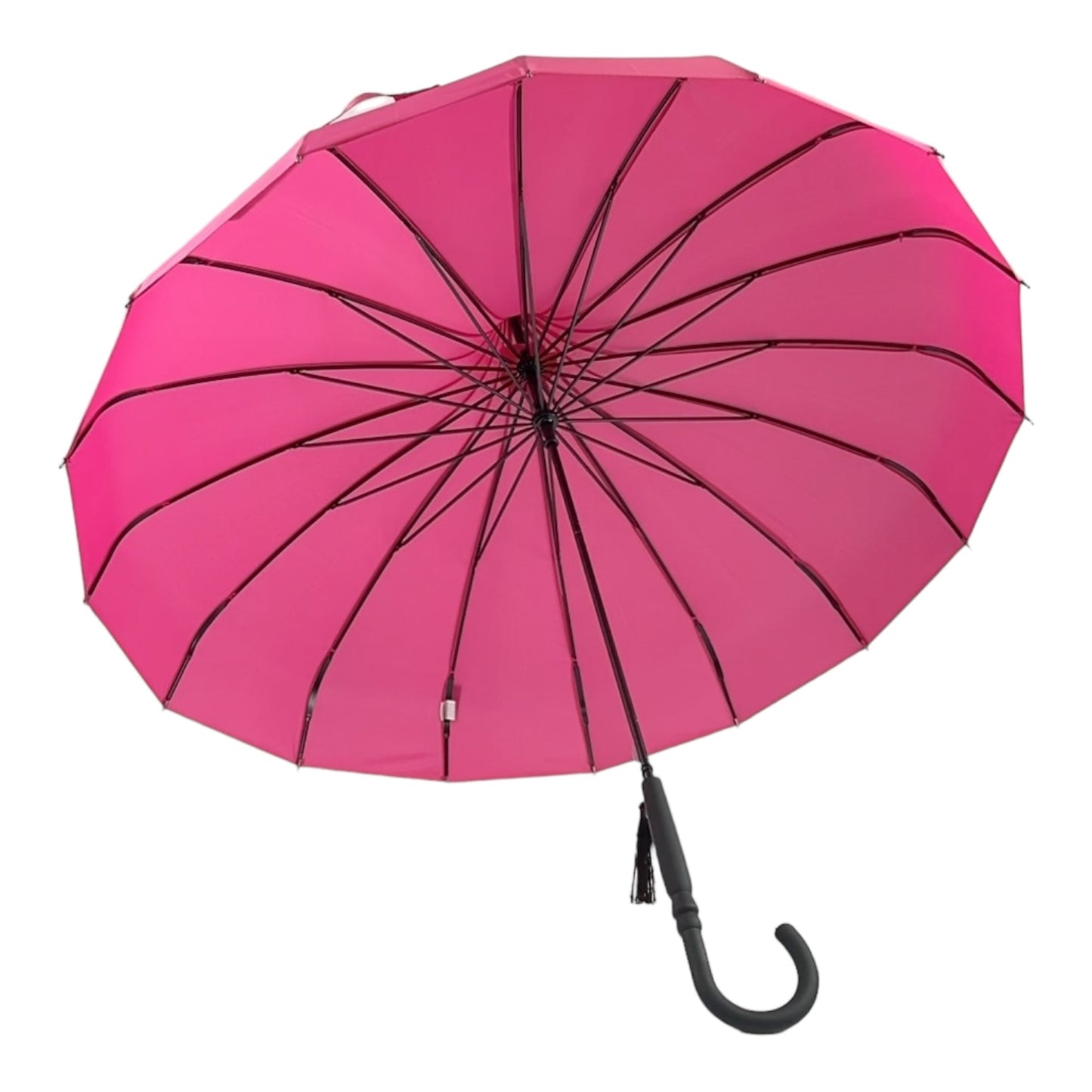 Boutique Classic Pagoda Umbrella in Rose Red