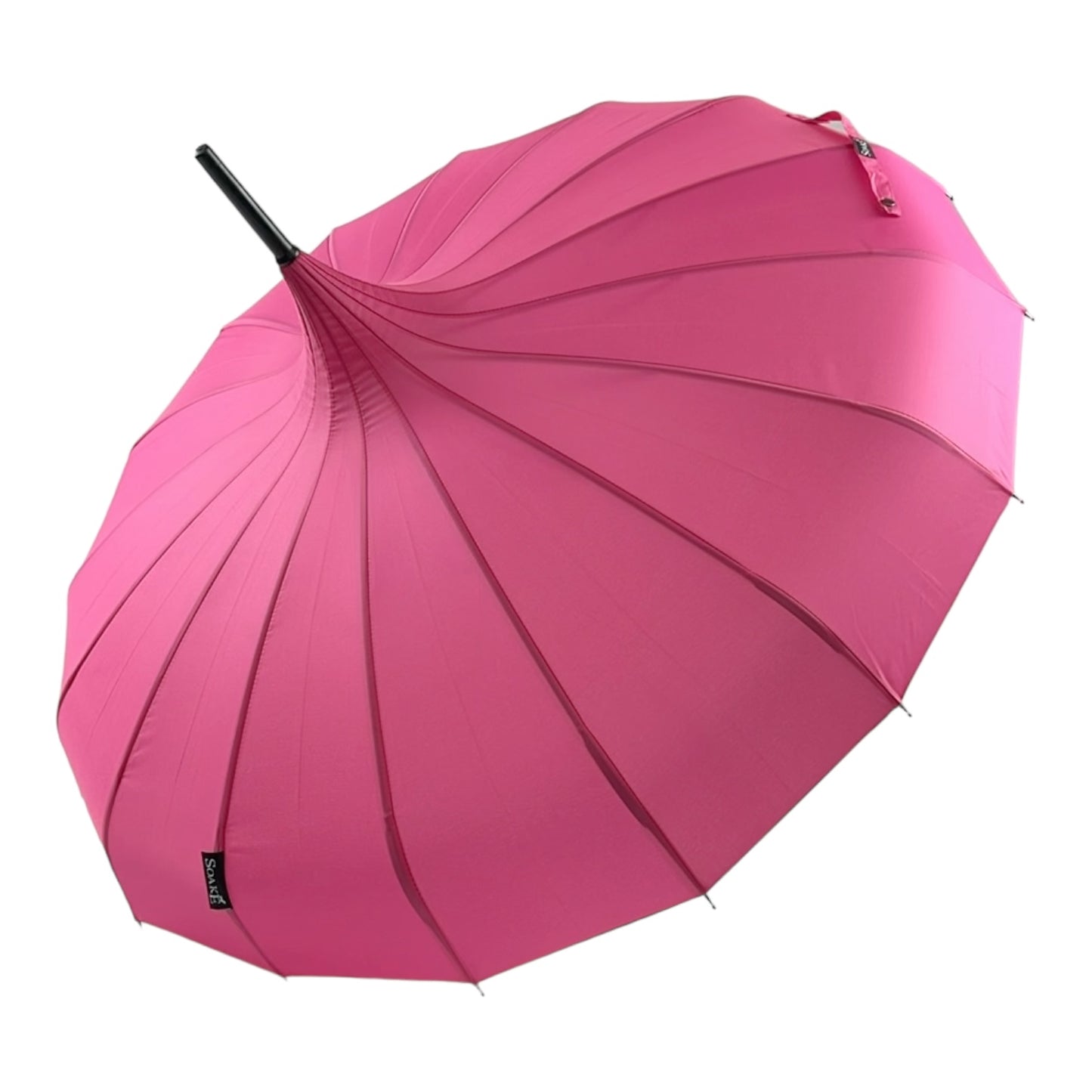 Boutique Classic Pagoda Umbrella in Rose Red
