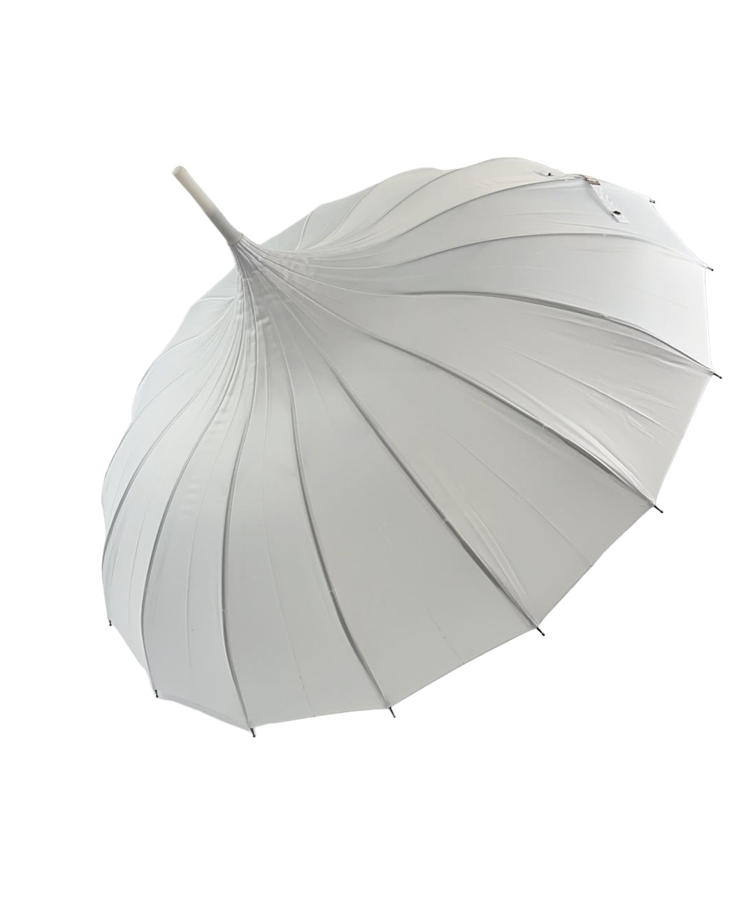Boutique Classic Pagoda Umbrella in White