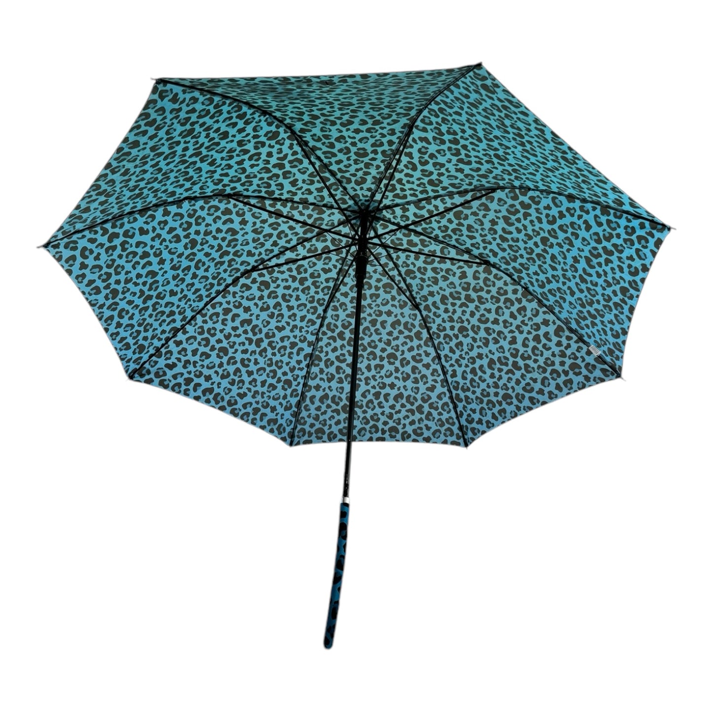 Retro Leopard Print in Electric Blue with matching handle