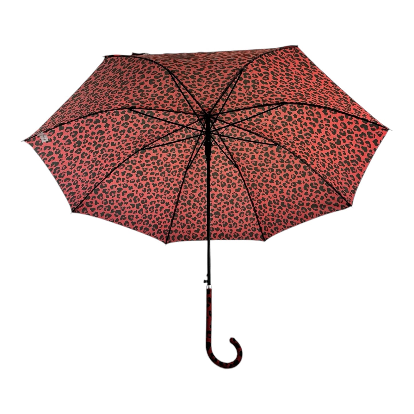 Retro Leopard Print in Fire Red with matching handle