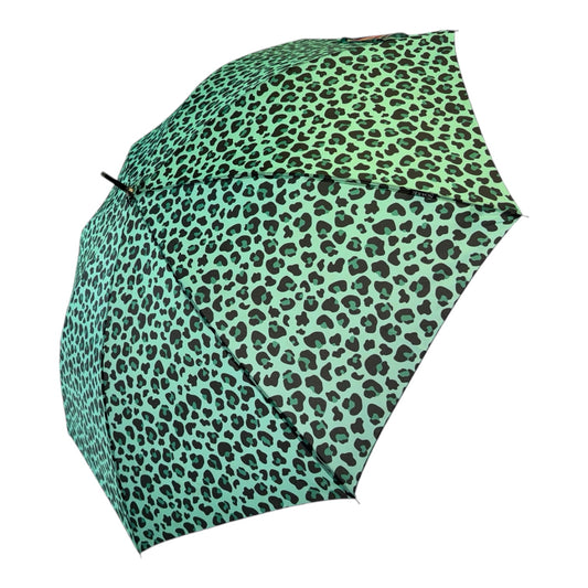 Retro Leopard Print in Mint Green with matching handle