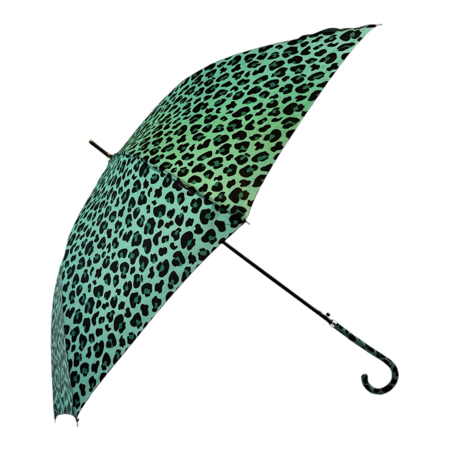 Retro Leopard Print in Mint Green with matching handle