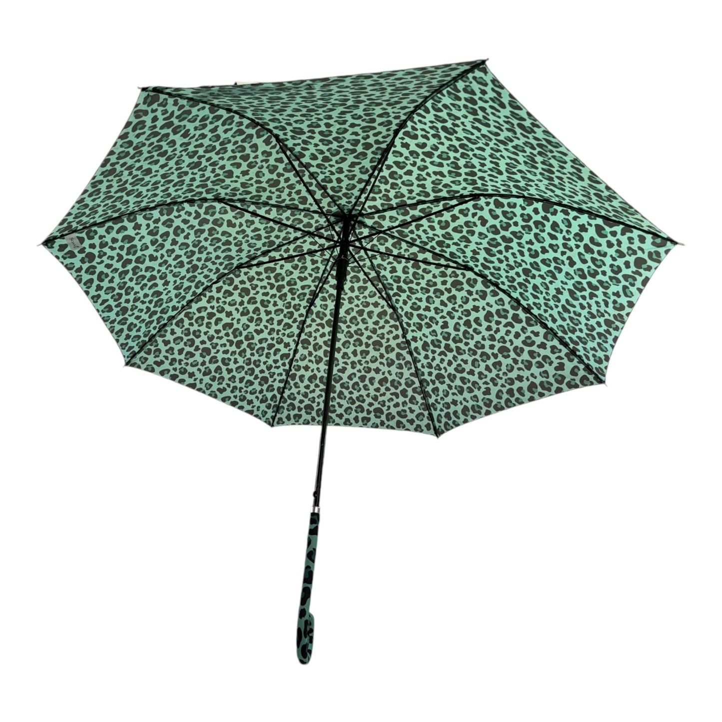 Retro Leopard Print in Mint Green with matching handle