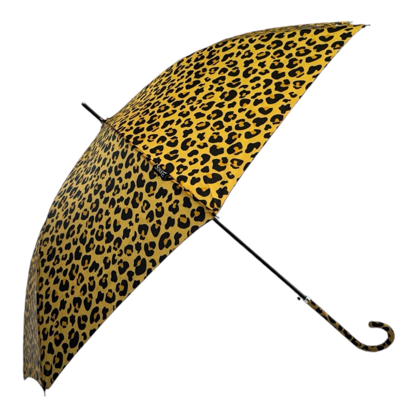 Retro Leopard Print in Saffron Yellow with matching handle