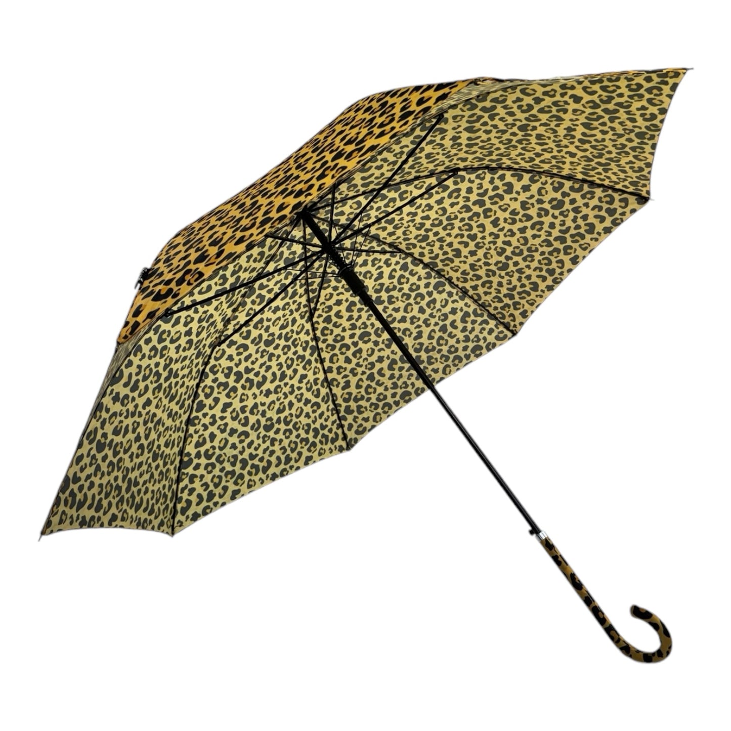 Retro Leopard Print in Saffron Yellow with matching handle