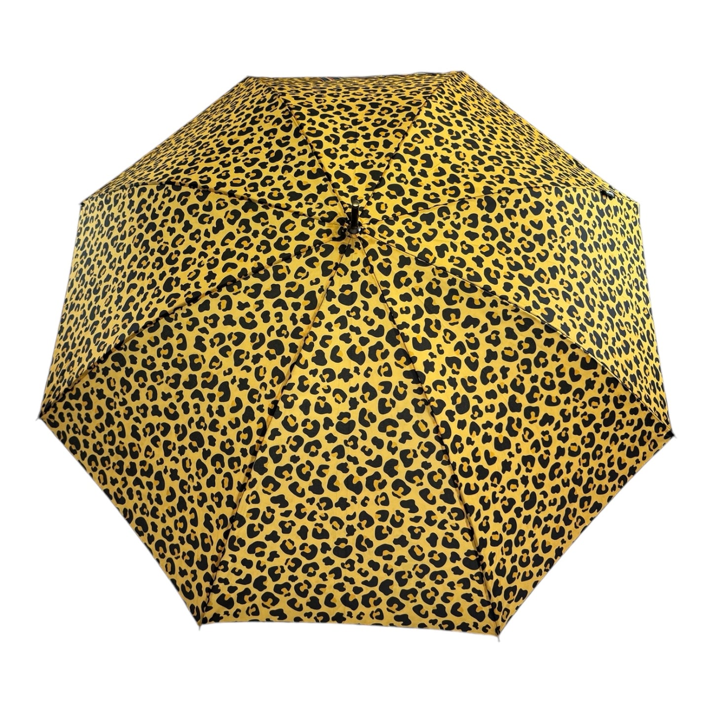Retro Leopard Print in Saffron Yellow with matching handle