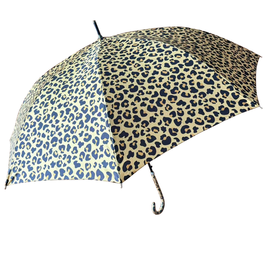 Retro Leopard Print in Saffron Yellow with matching handle