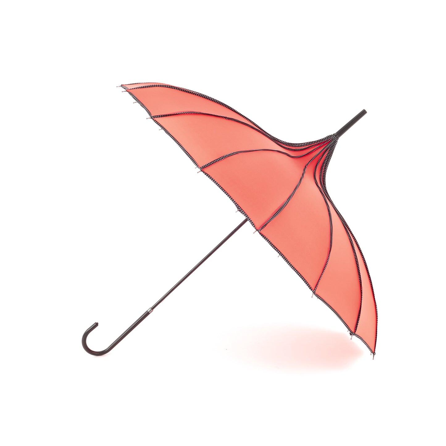Boutique RIBBED Paoda Umbrella Coral