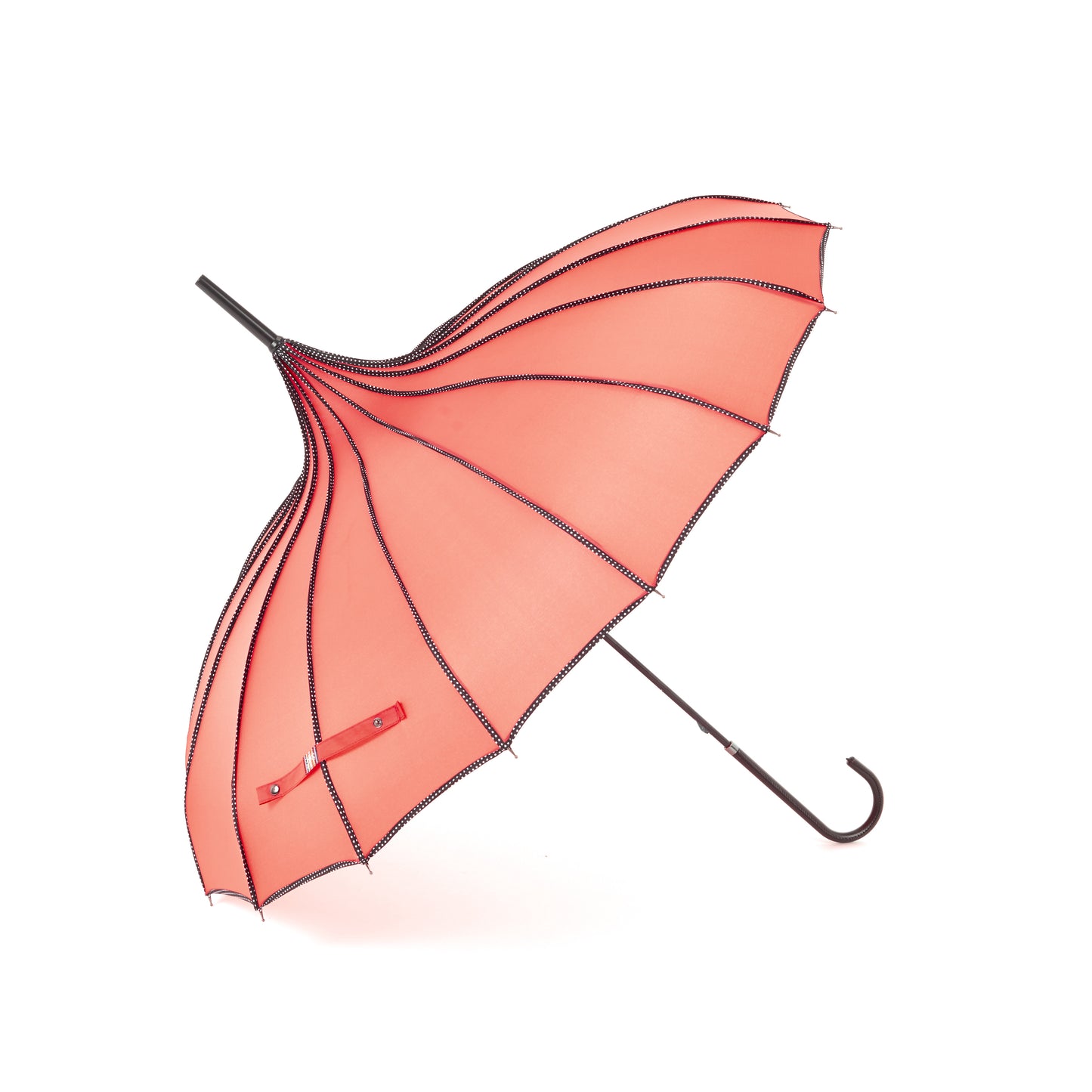 Boutique RIBBED Paoda Umbrella Coral