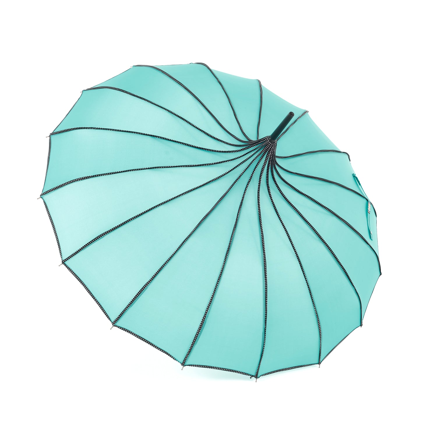 Boutique RIBBED Paoda Umbrella Teal