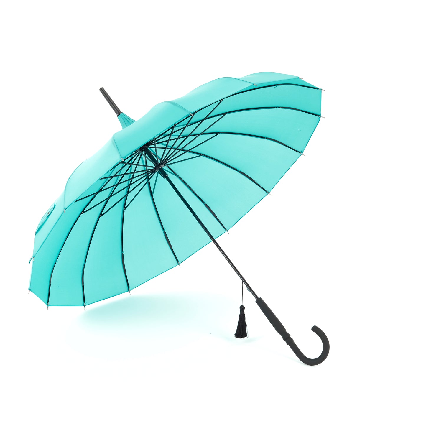 Boutique Classic Pagoda Umbrella in Teal