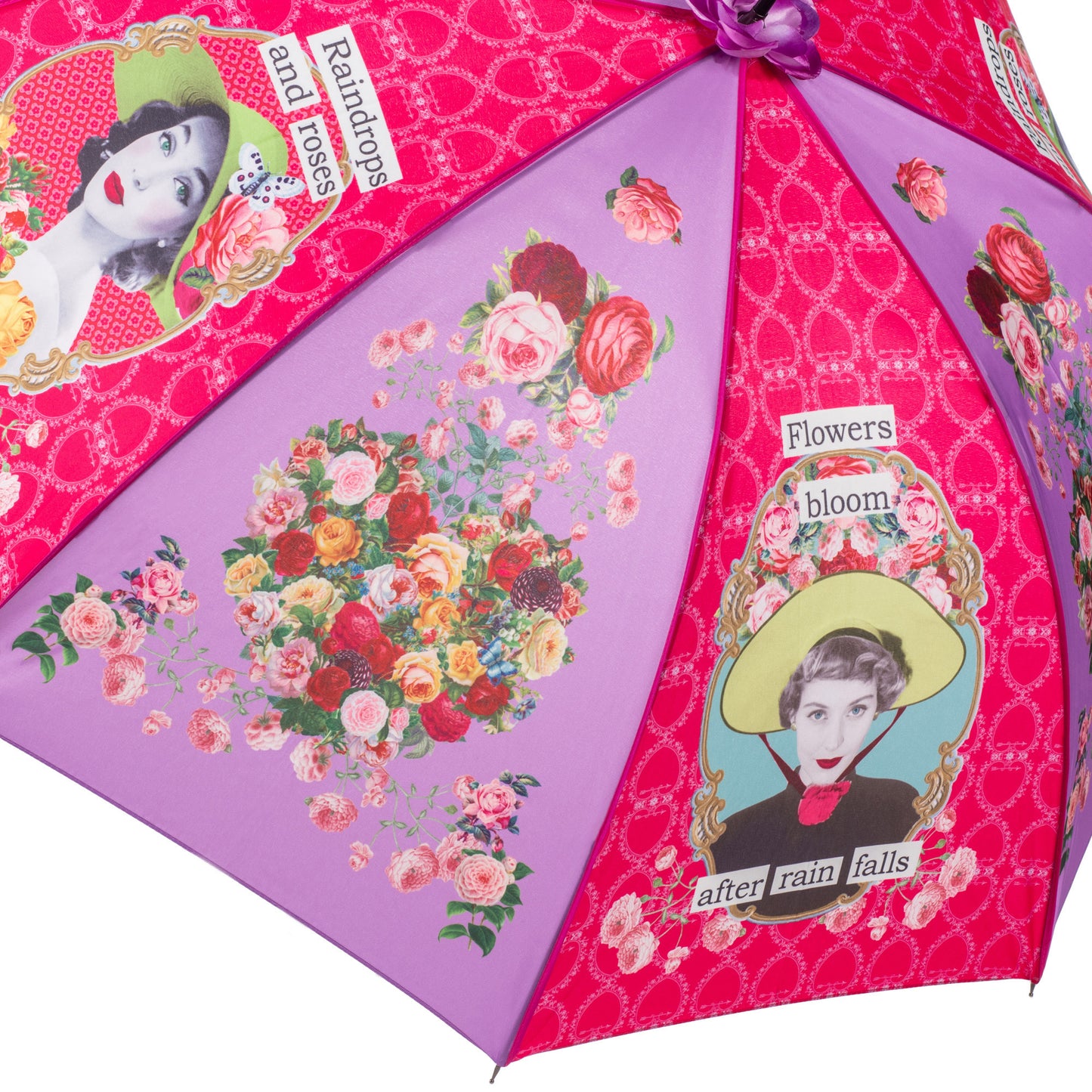 Darling Divas Raindrops and Roses Boutique Umbrella