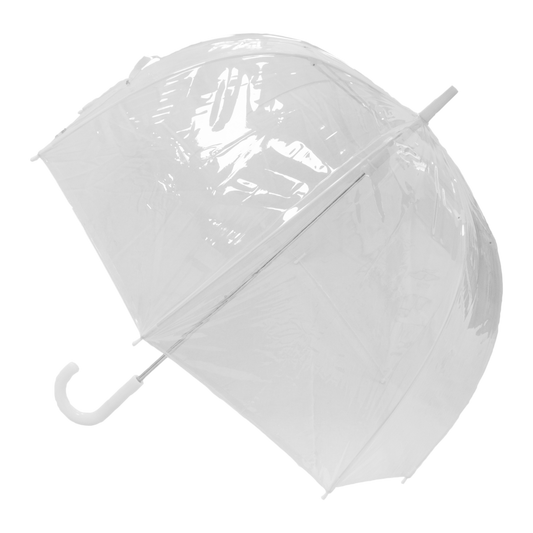 Everyday Clear Vinyl Dome Umbrella Plain