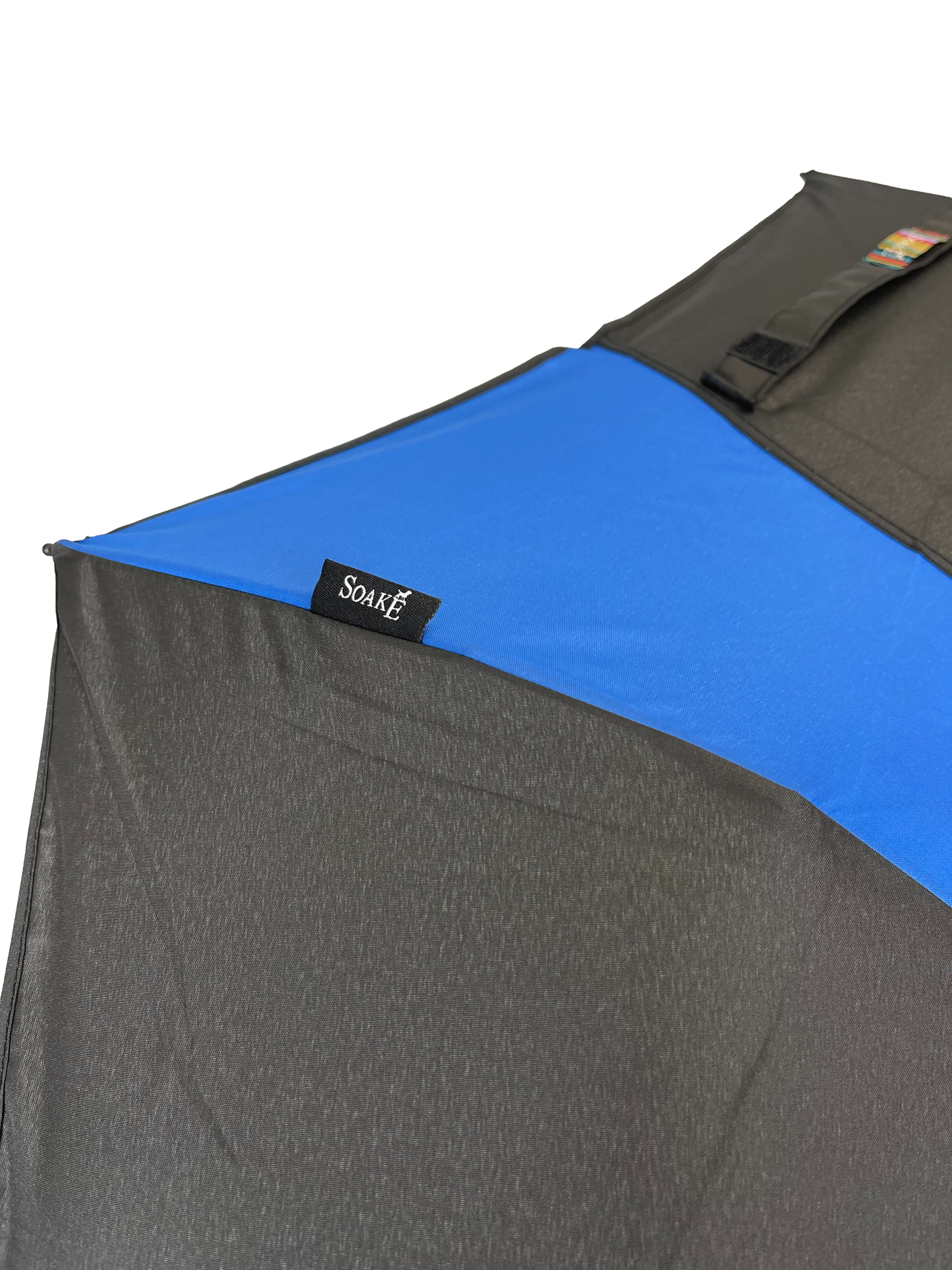 Everyday Swirl Folding Umbrella Blue/Black