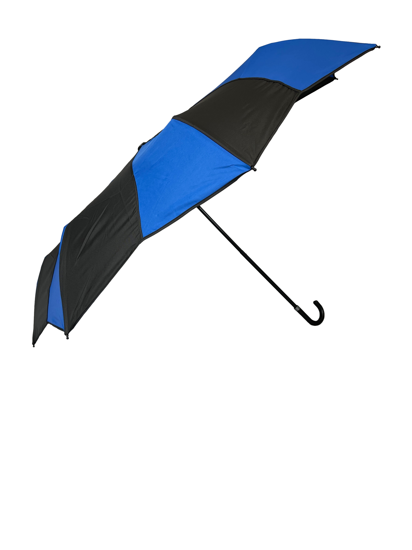 Everyday Swirl Folding Umbrella Blue/Black