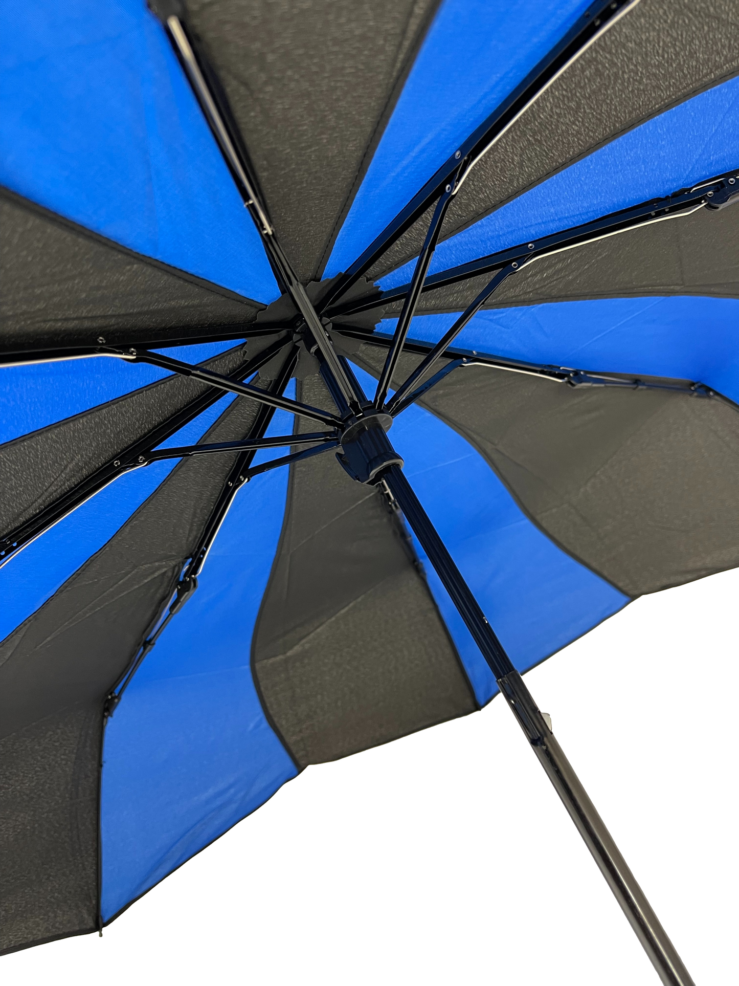 Everyday Swirl Folding Umbrella Blue/Black