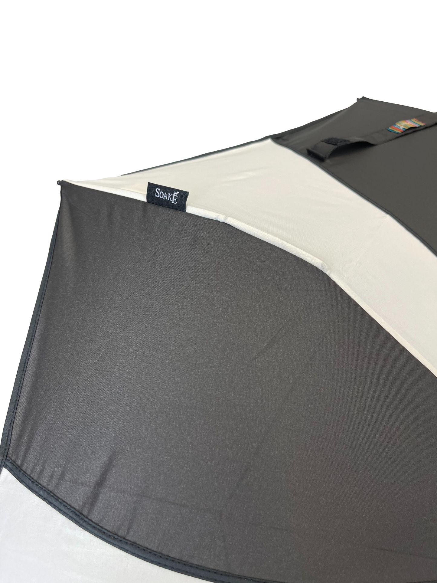 Everyday Swirl Folding Umbrella Black/Cream