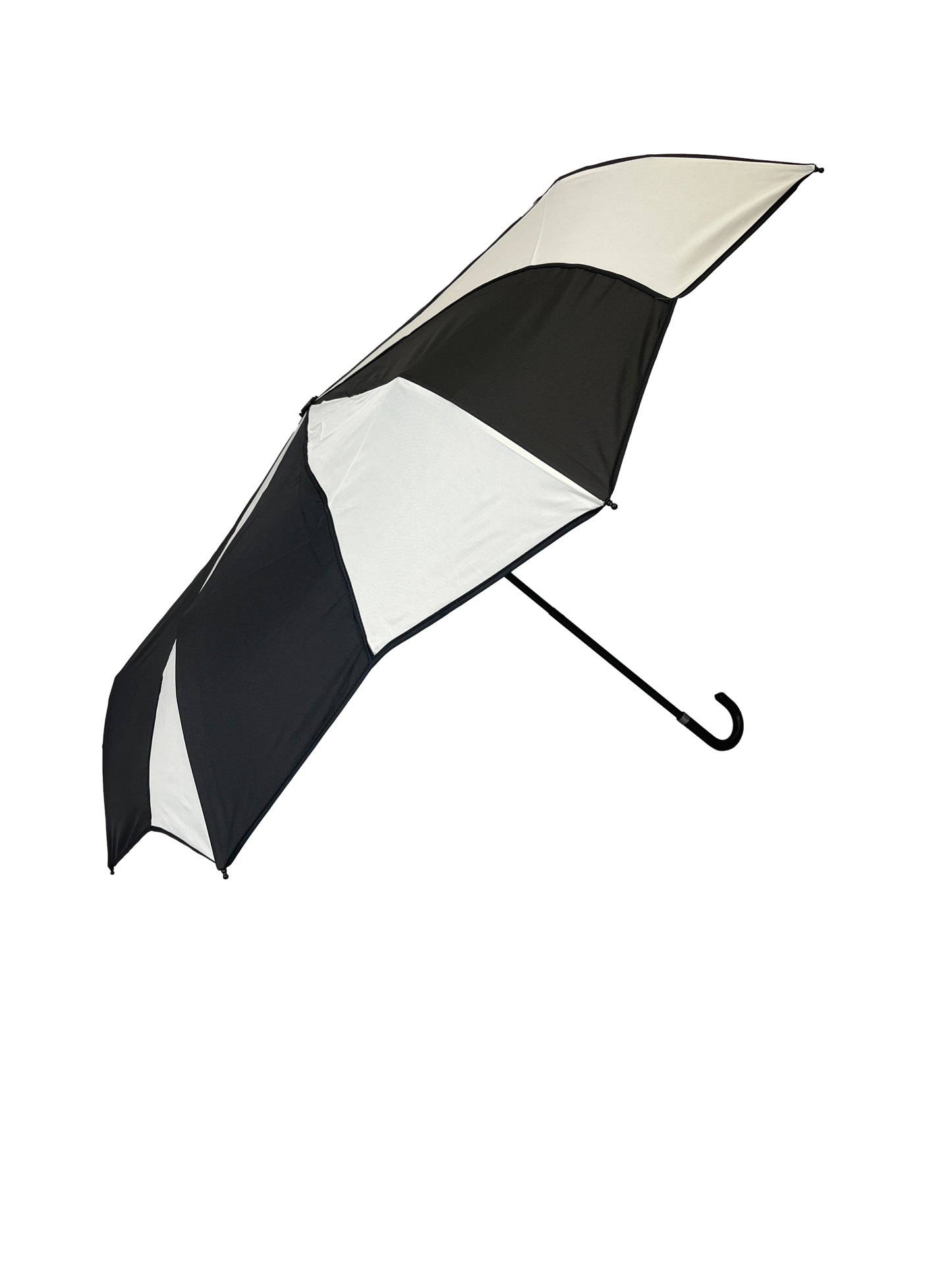 Everyday Swirl Folding Umbrella Black/Cream