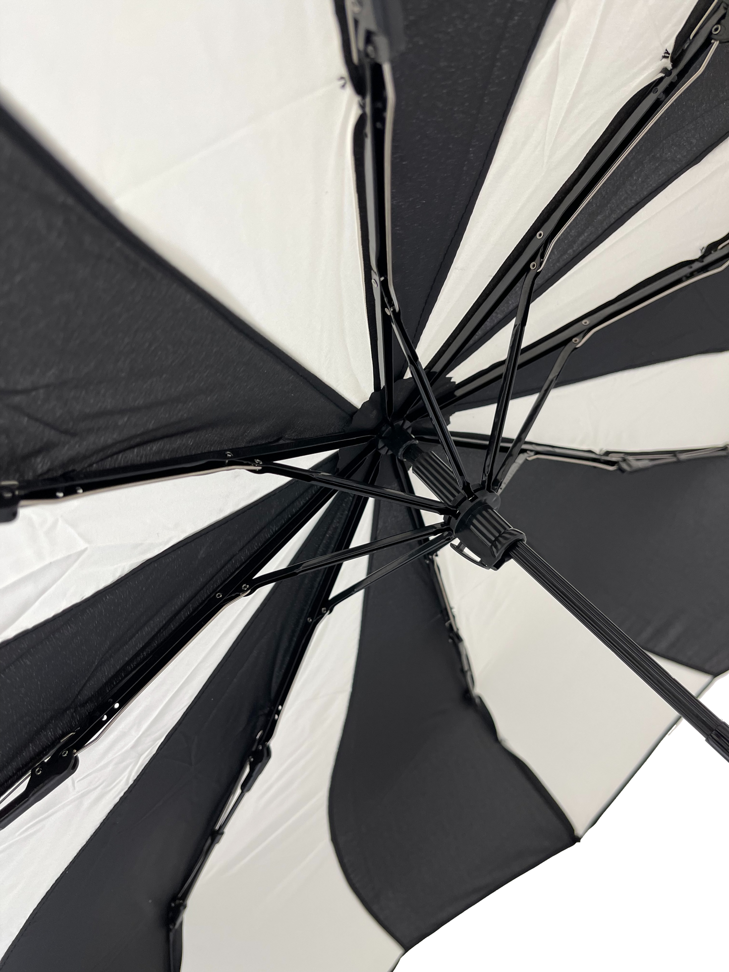 Everyday Swirl Folding Umbrella Black/Cream
