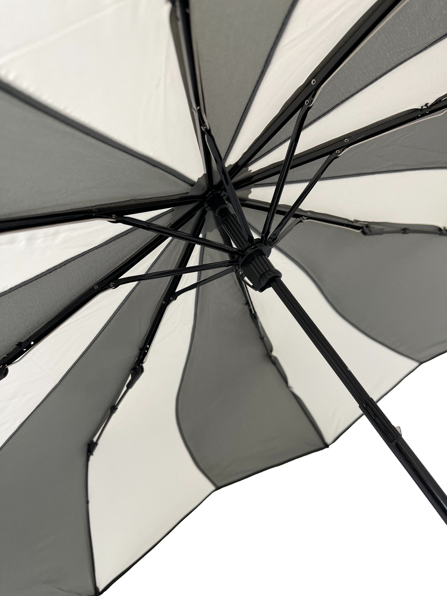 Everyday Swirl Folding Umbrella Charcoal/Cream