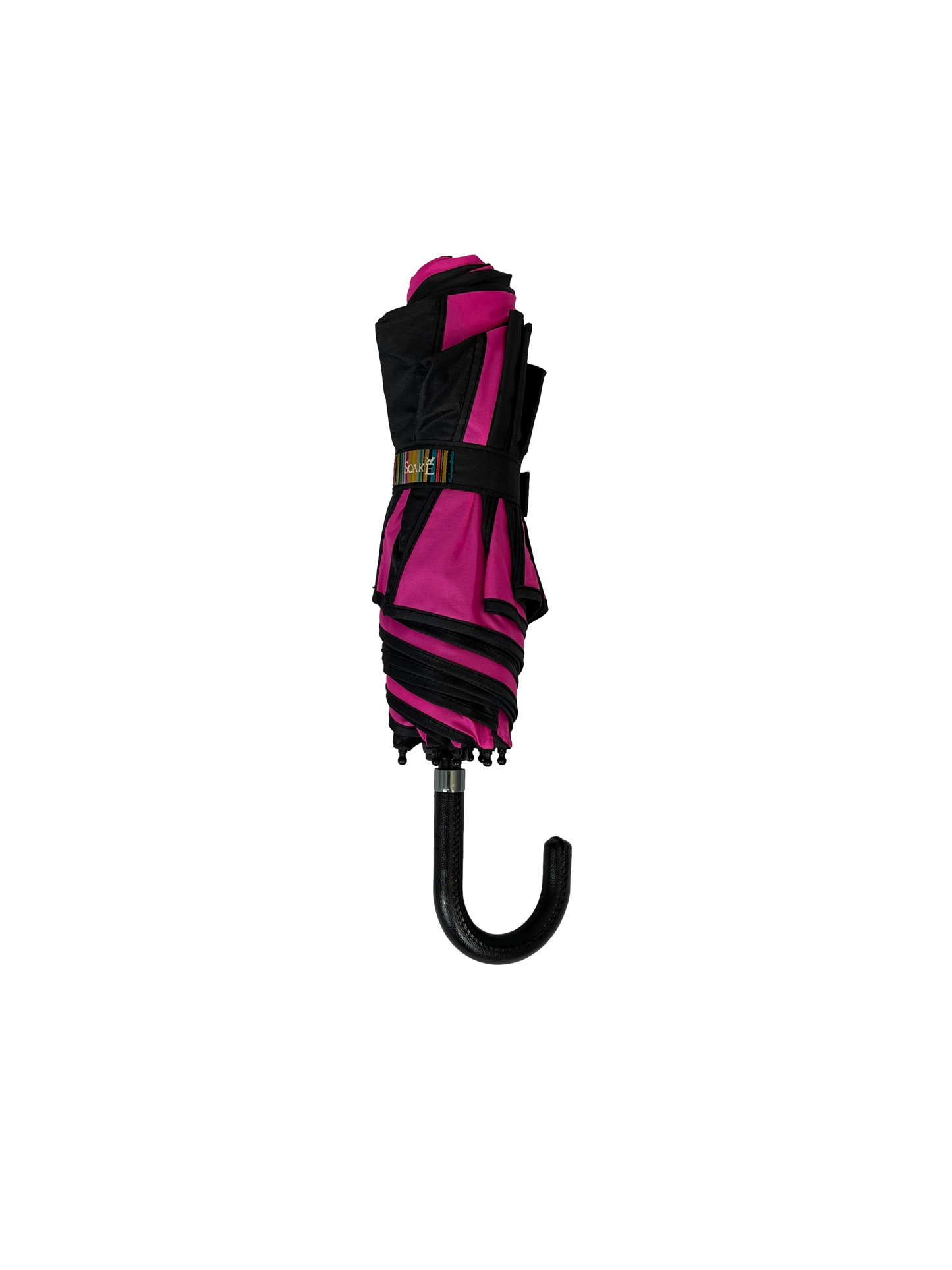 Everyday Swirl Folding Umbrella Pink/Black