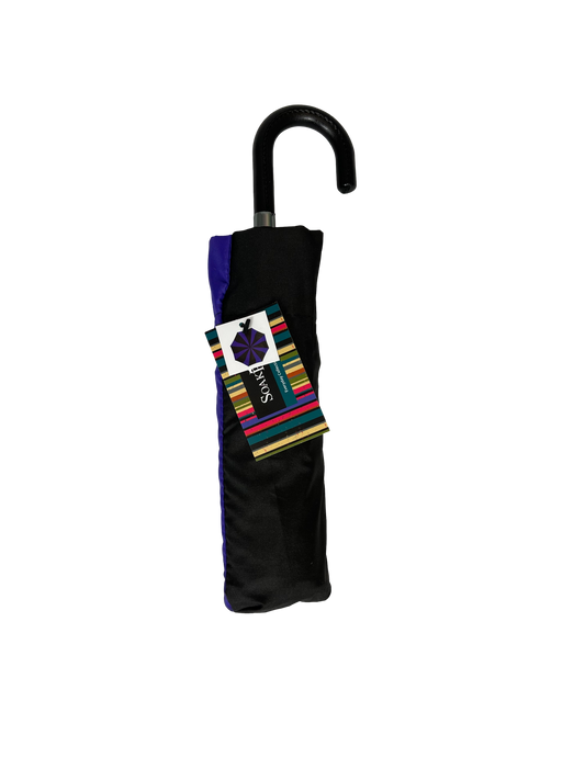 Everyday Swirl Folding Umbrella Purple/Black