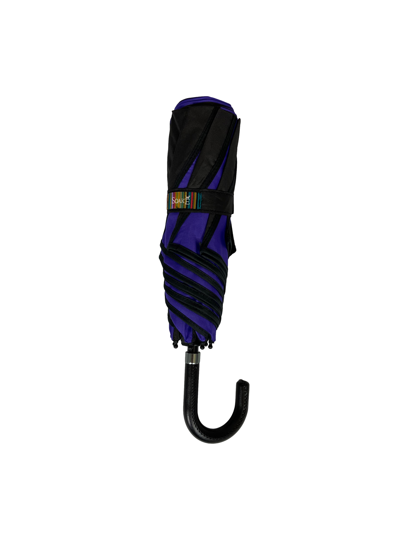 Everyday Swirl Folding Umbrella Purple/Black