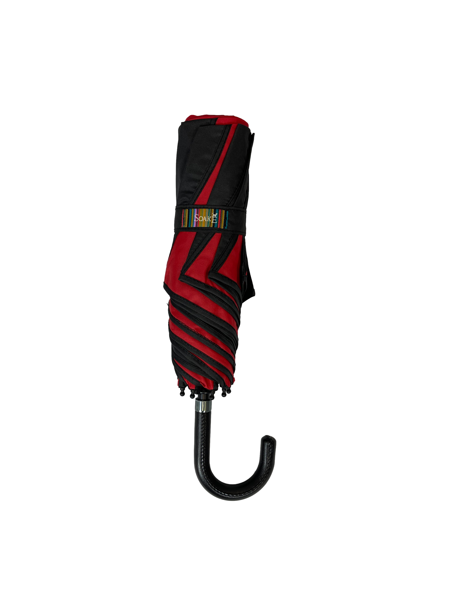 Everyday Swirl Folding Umbrella Red/Black