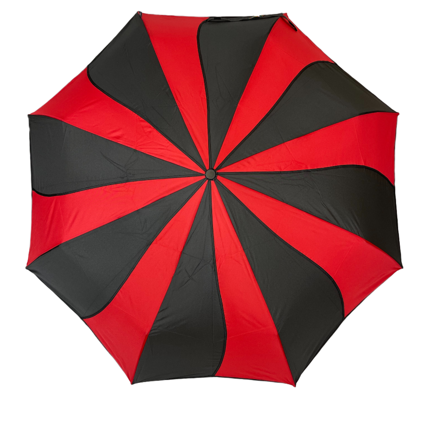 Everyday Swirl Folding Umbrella Red/Black