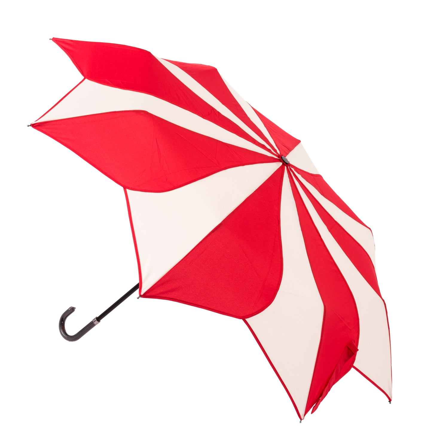 Everyday Swirl Folding Umbrella Red/Cream