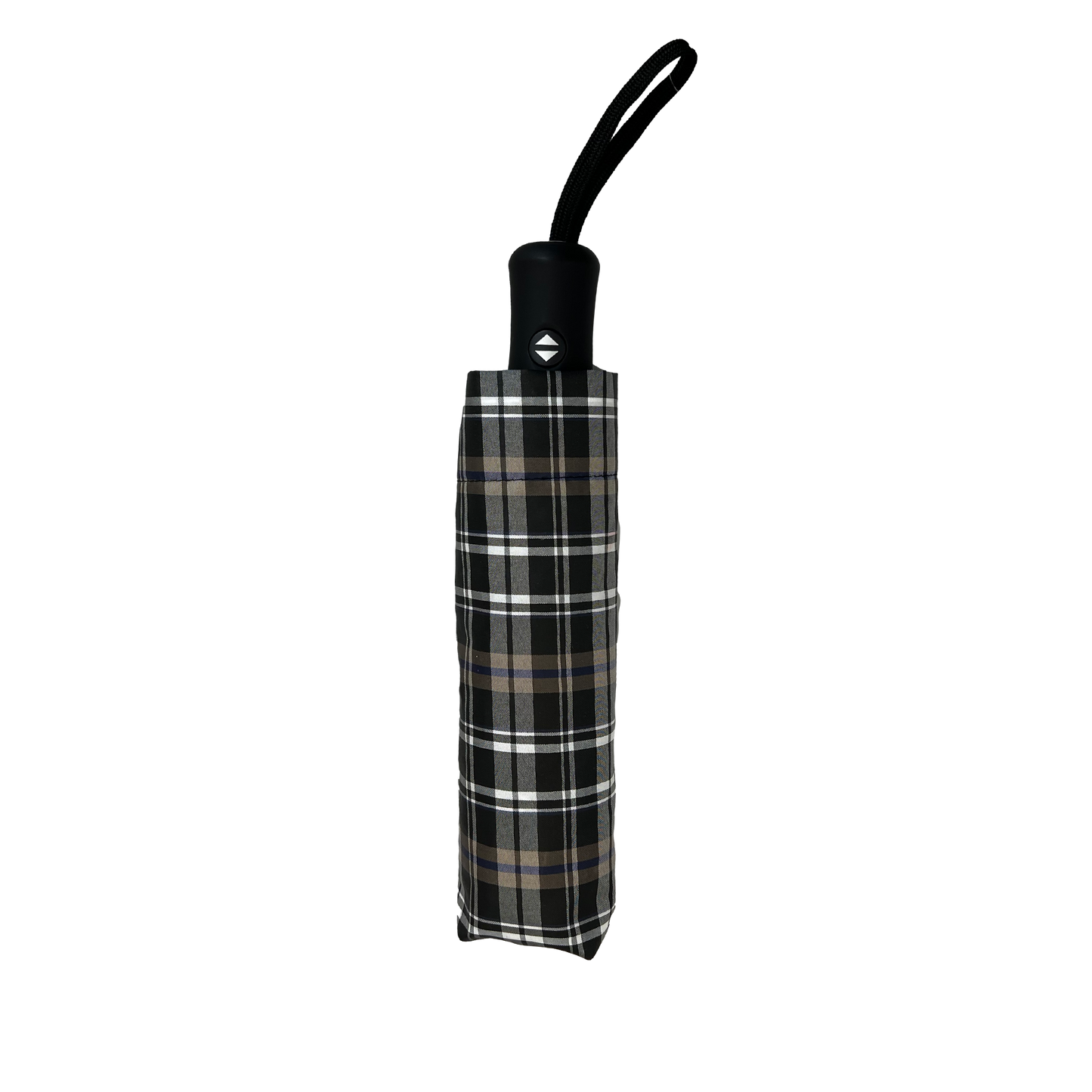 Everyday Tartan Folding Umbrella Black