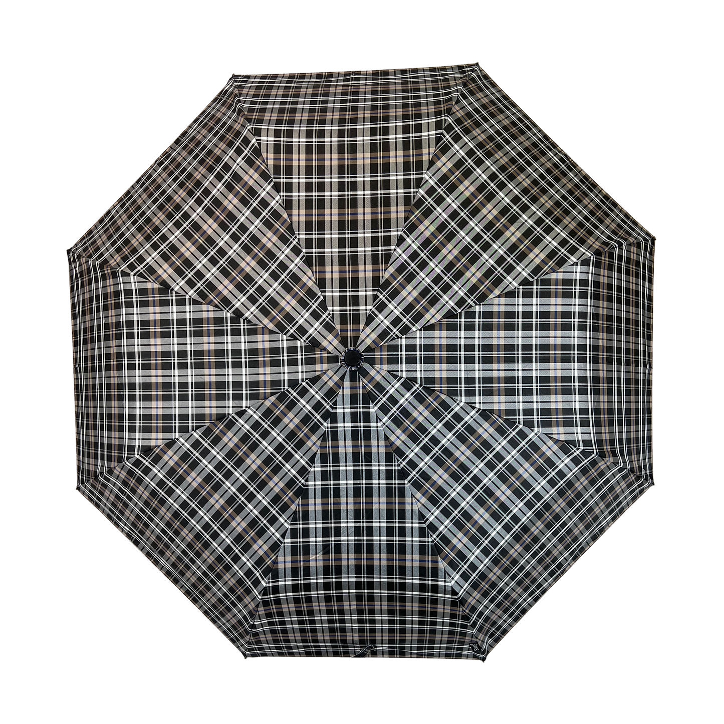 Everyday Tartan Folding Umbrella Black