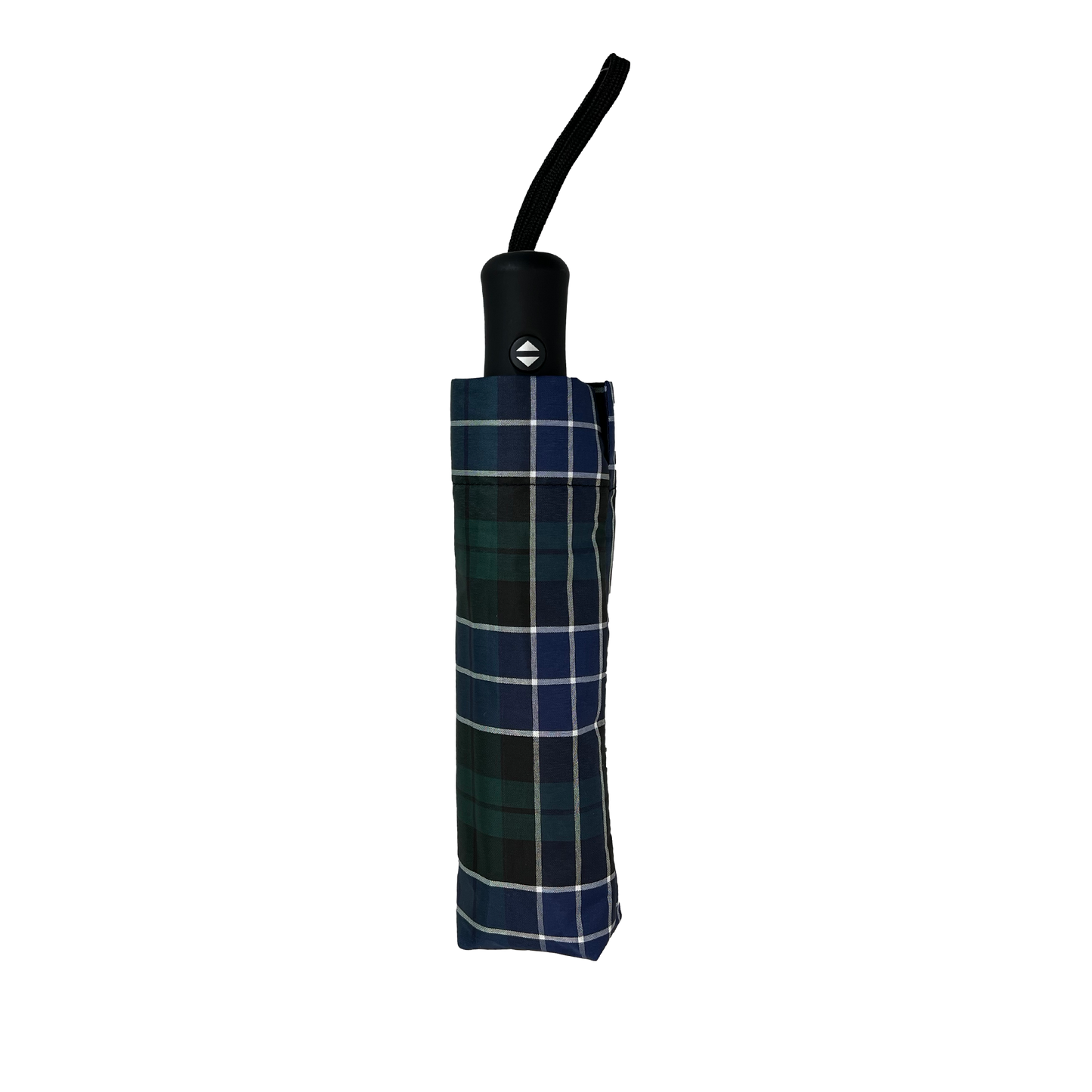 Everyday Tartan Folding Umbrella Green