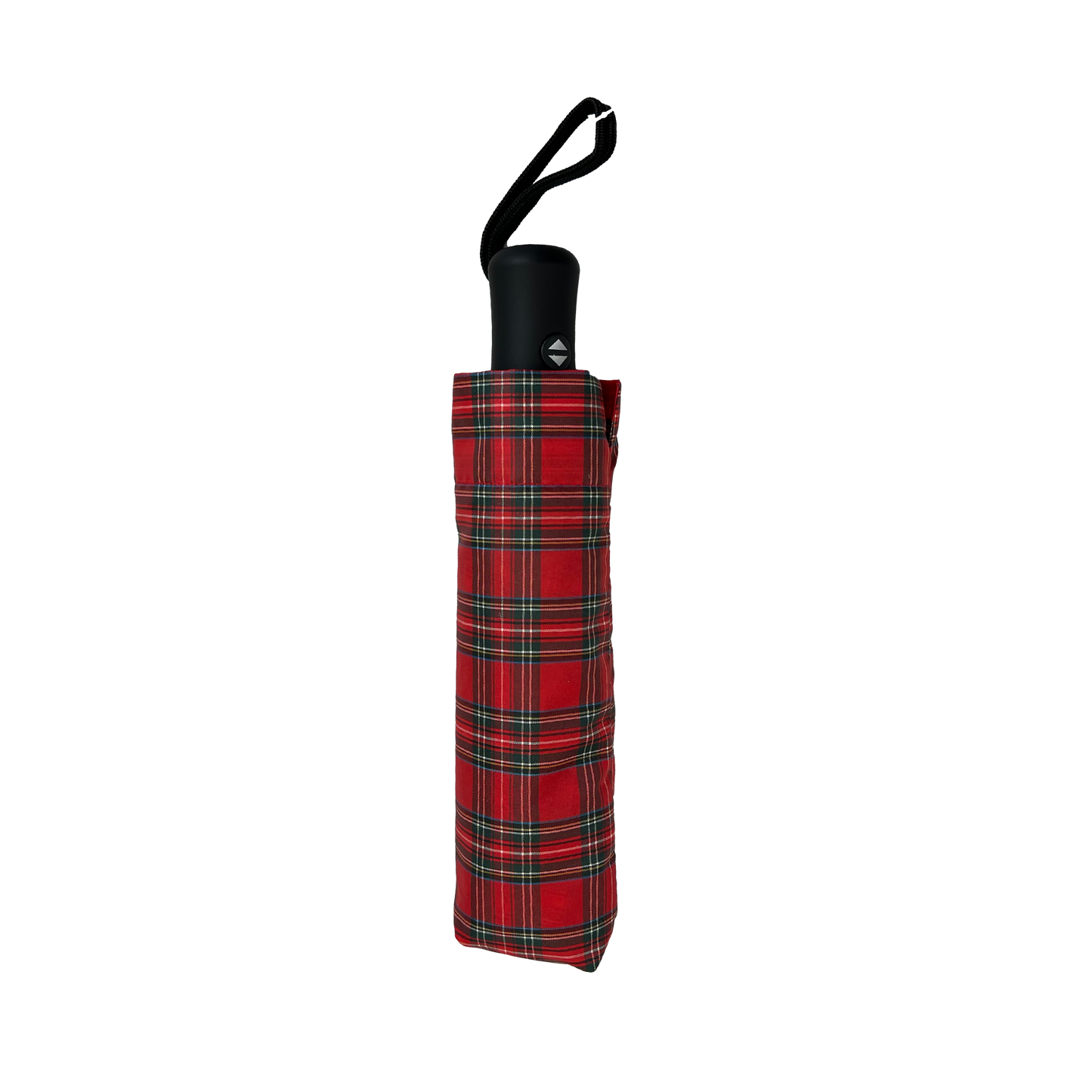 Everyday Tartan Folding Umbrella Red
