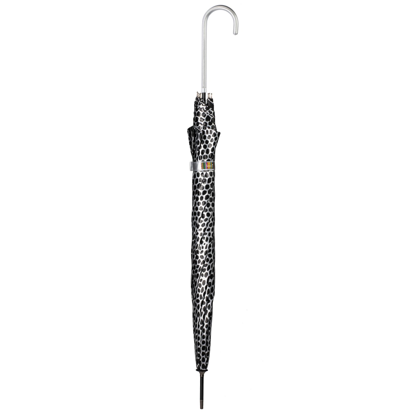 Everyday Snake Skin Print (Metallic) Silver Umbrella